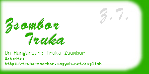 zsombor truka business card